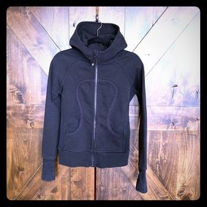 Lululemon scuba hoodie. Black. Size 6